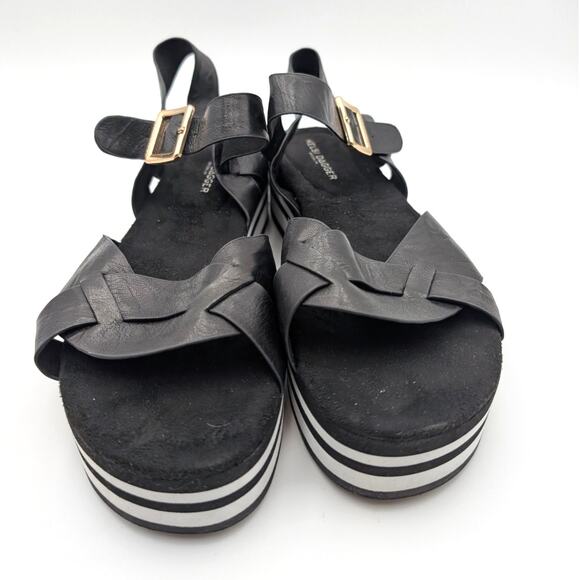 Kelsi Dagger Brooklyn Breeze Platform Sandals Women's Black Size US8.5 EU39 - Picture 2 of 13
